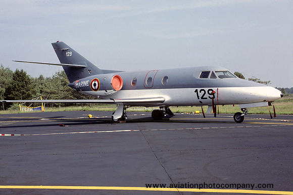 French Navy 3S Dassault Falcon 10 129 (1984)