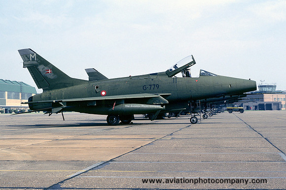 Danish Air Force Esk 730 North American F-100D Super Sabre G-779/M (1979)