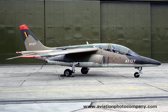 Belgian Air Force EPE Dassault Alphajet AT-07 (1984)