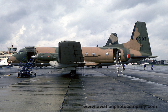 Belgian Air Force 15 Wing 21 Sml HS.748 CS-03 (1977)