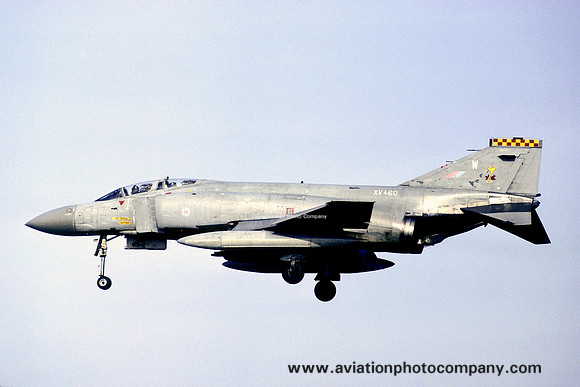RAF 92 Squadron McDonnell F-4M Phantom FGR.2 XV460/W (1983)