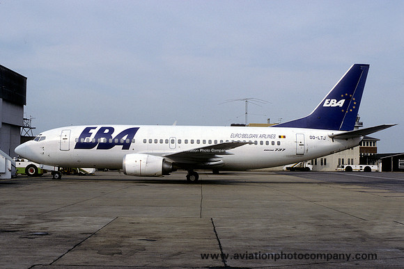 Euro Belgian Airlines Boeing 737-300 OO-LTJ (1993)
