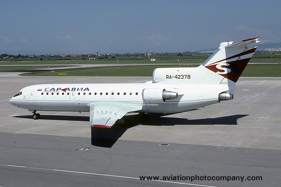 Cap Avia Saratov Airlines Yakolev Yak-42 RA-42378 (1999)