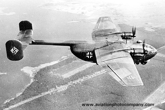 German Air Force Arado Ar232V3 Air to Air