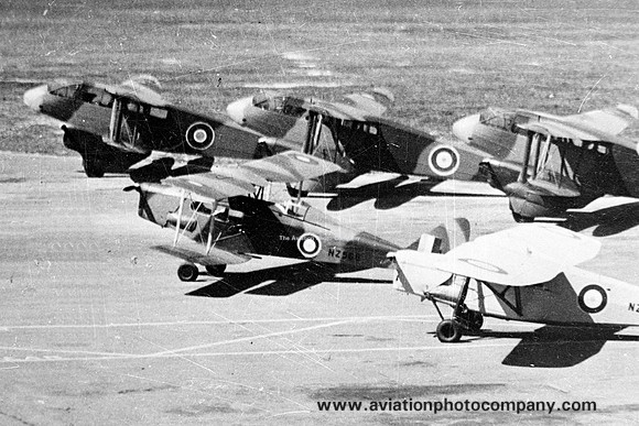 RNZAF De Havilland Fox Moth and Dragon Rapides