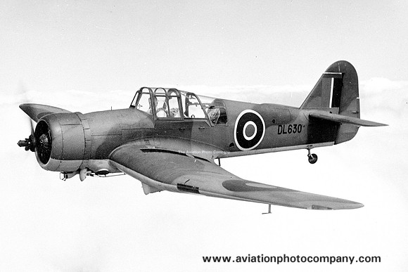 RAF Miles Master III DL630 Air to Air