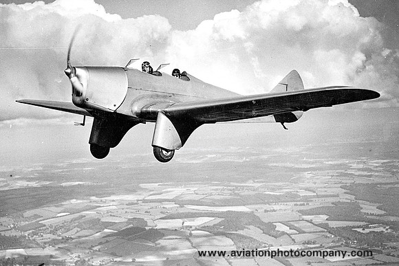 British Civil Miles Hawk Trainer G-ADWT Air to Air