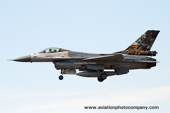 Belgian Air Force 31 Sml GD F-16AM FA-106 2013 Tiger Colour Scheme at Kleine Brogel (2013)