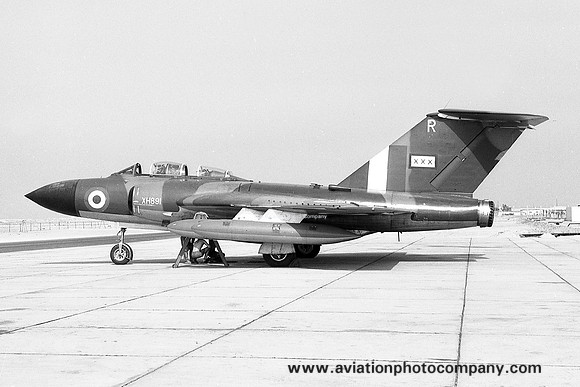 RAF 29 Squadron Gloster Javelin FAW.9 XH891 at RAF Sharjah (1966)