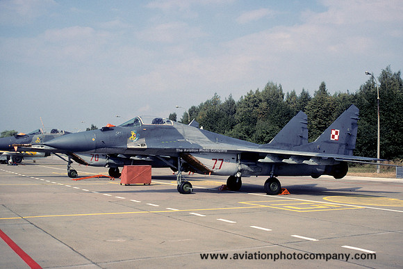 Polish Air Force 1 ELT Mikoyan MiG-29 77 (2002)
