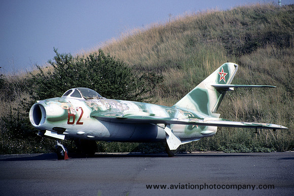 Bulgarian Air Force Mikoyan MiG-17F 62 Preserved at Burgas (2002)