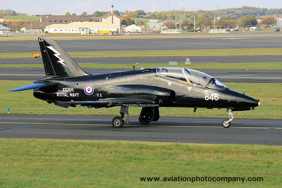 Royal Navy 736 Squadron Hawker Siddeley Hawk T.1A XX205/CU846 at Prestwick (2014)