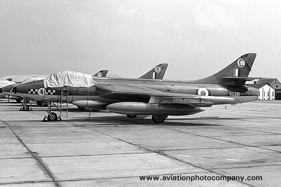 RAF 54 Squadron Hawker Hunter FGA.9 XG261/C (1963)