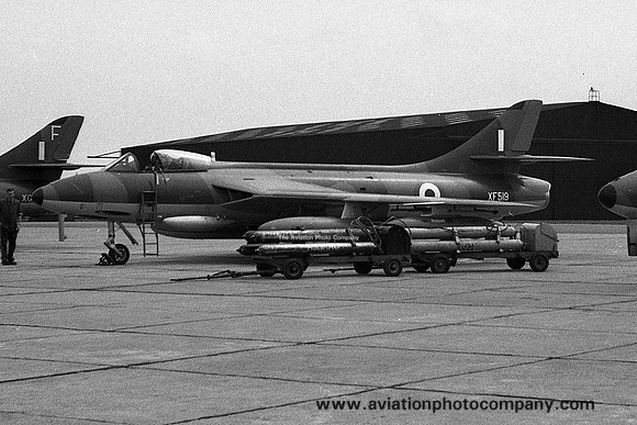 RAF 1 Squadron Hawker Hunter FGA.9 XF519 (1963)