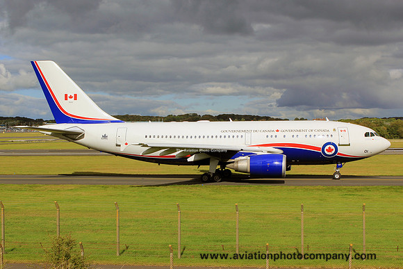 Canadian Air Force 437 Squadron Airbus CC-150 Polaris 15001 at Prestwick (2014)