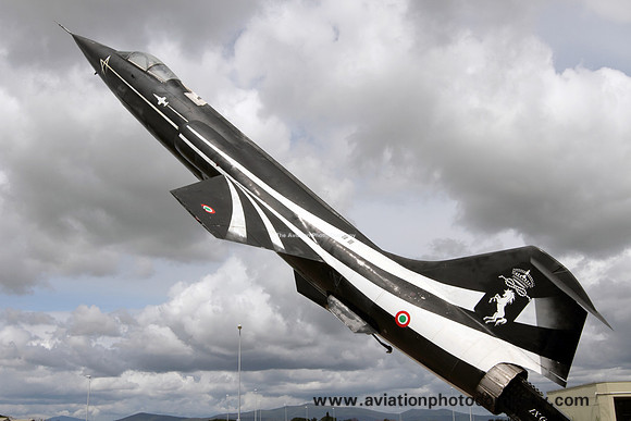 Italian Air Force Lockheed F-104S Starfighter MM6873 displayed at Grosetto (2015)