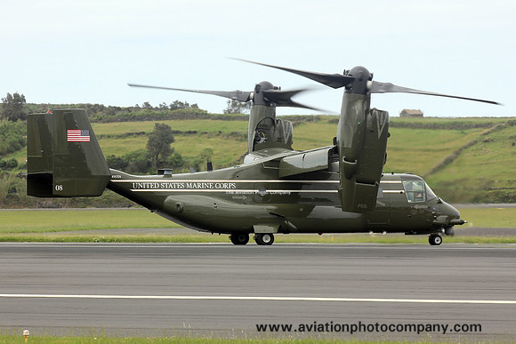 USMC HMX-1 Bell-Boeing MV-22B 168324/08 at Lajes (2015)