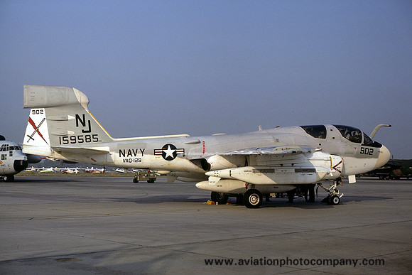 US Navy VAQ-129 Grumman EA-6B Prowler 159585/NJ902 (1978)
