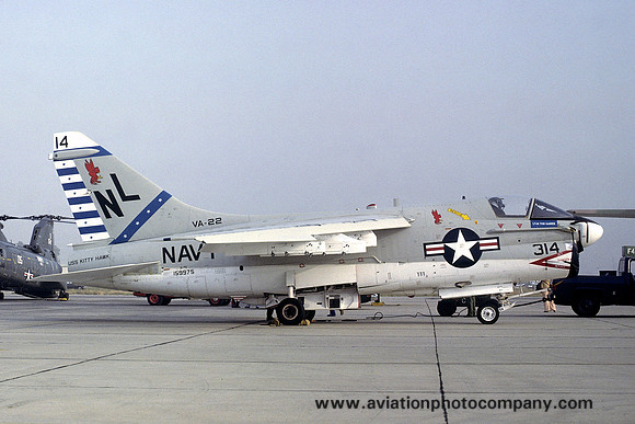US Navy VA-22 LTV A-7E Corsair 15997/NL314 (1978)