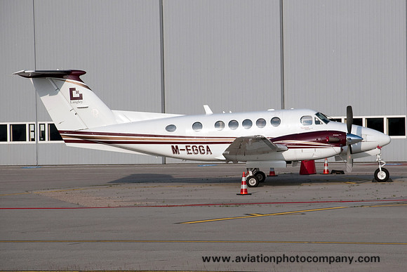 Langley Aviation Beech King Air 200 M-EGGA at East Midlands (2015)