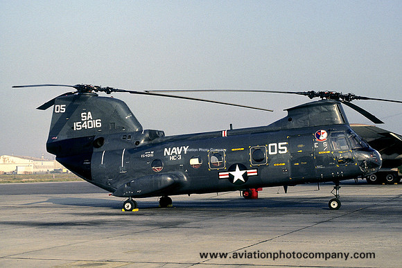 US Navy HC-3 Vertol CH-46D Sea Knight 154016/SA05 (1978)
