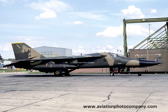 USAF 48 TFW 493 TFS General Dynamics F-111F 70-2404/LN at RAF Lossiemouth (1985)