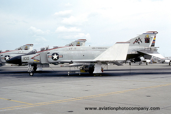 US Navy VF-11 McDonnell F-4J Phantom 157308/AA-100 (1976)