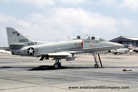 US Navy Fighter Weapons School Douglas TA-4J 153663/553 (1977)
