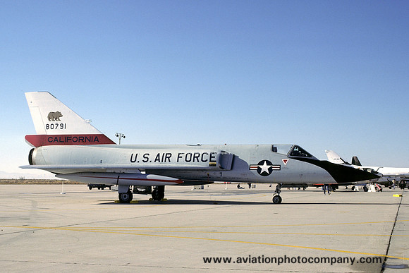 USAF California ANG 194 FIS Convair F-106A Delta Dart 58-0791 (1978)