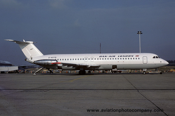 Dan Air London BAC-111 G-AXYD (1980)
