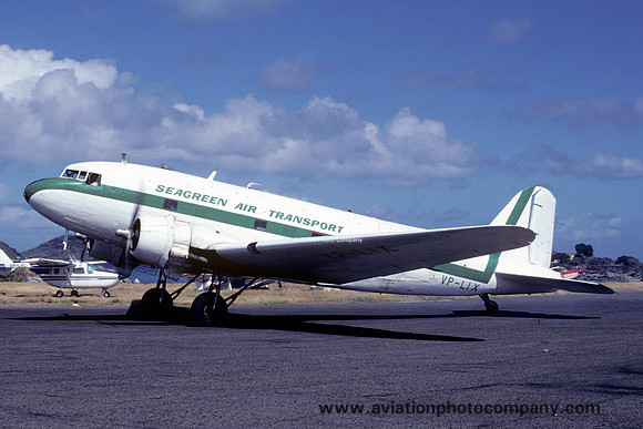 Seagreen Air Transport Douglas C-47 Dakota VP-LIX (1980)