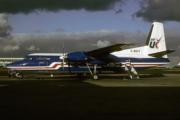 Air UK Fokker F-27-200 G-BDVT (1980)