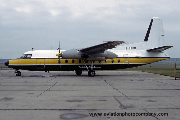 Air Anglia Fokker F-27-100 G-SPUD (1980)