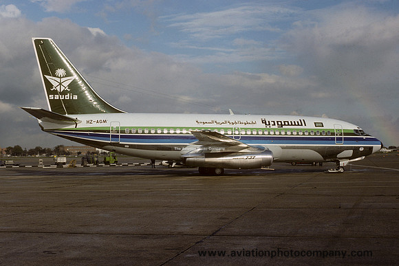 Saudia Boeing 737-200 HZ-AGM (1979)
