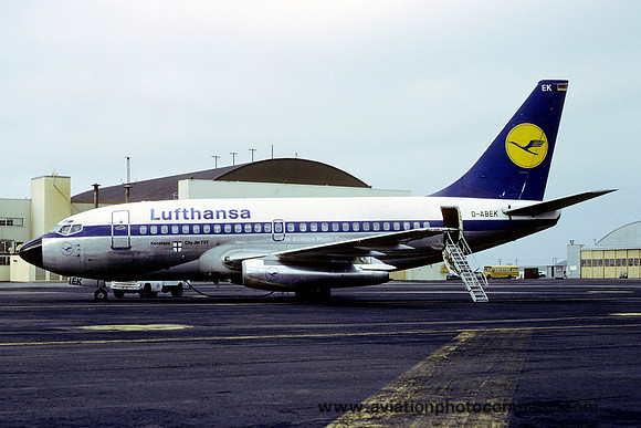 Lufthansa Boeing 737-100 D-ABEK (1980)
