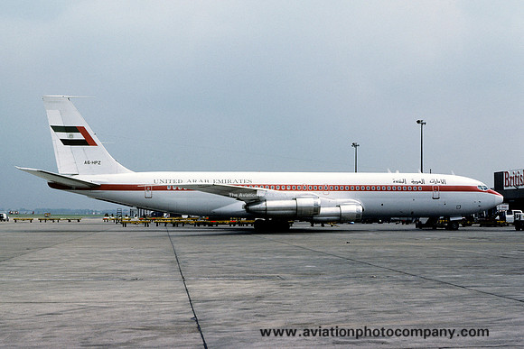 United Arab Emirates Boeing 707-300B A6-HPZ (1980)