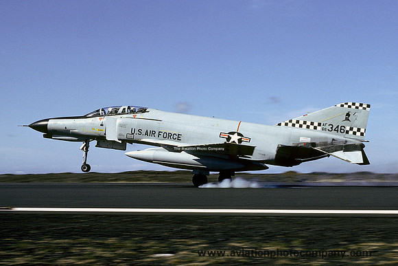USAF 57 FIS McDonnell F-4E Phantom 66-0346 at Keflavik (1979)