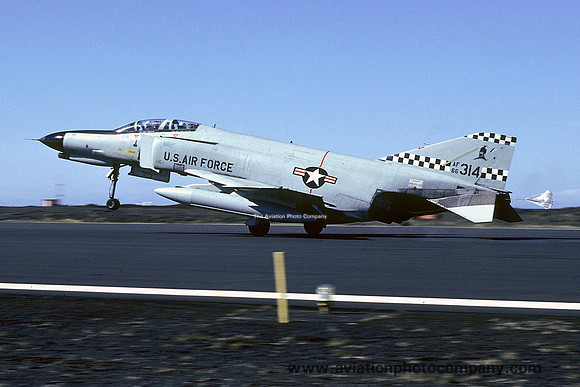 USAF 57 FIS McDonnell F-4E Phantom 66-0314 at Keflavik (1979)
