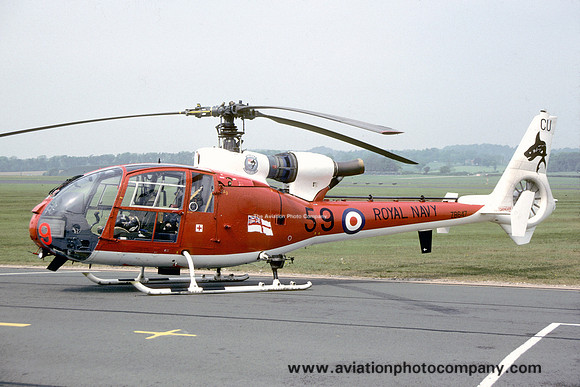 Royal Navy 705 Squadron Westland Gazelle HT.2 ZB647/CU59 (1990)