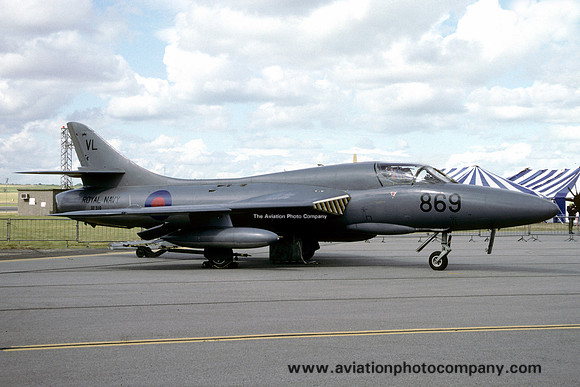 Royal Navy FRADU Hawker Hunter T.8 XF310 (1990)