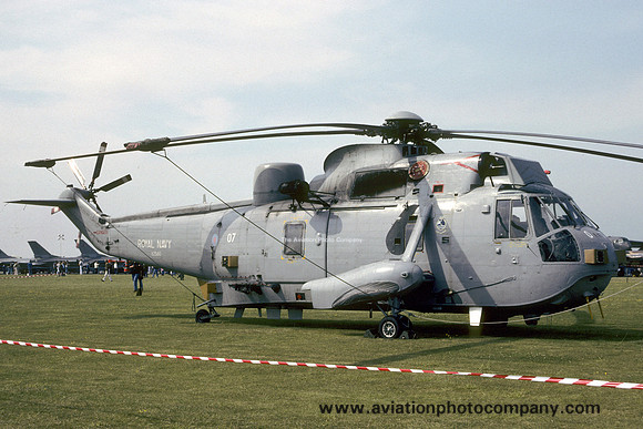 Royal Navy 810 Squadron Westland Sea King HAS.5 XZ580/07 (1990)