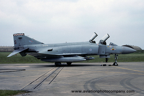 RAF 56 Squadron McDonnell F-4M Phantom FGR.2 XV476/S (1990)