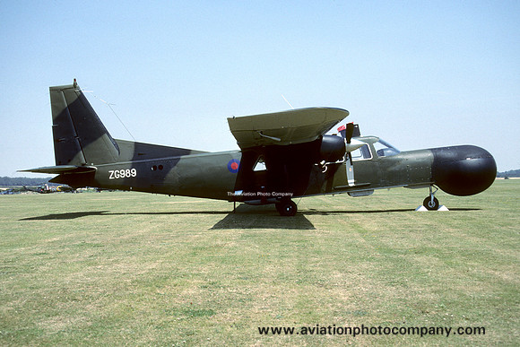 Army Air Corps Britten Norman BN-2 Islander ASTOR ZG989 (1990)
