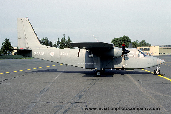 Army Air Corps Britten Norman BN-2 Islander ZG848 (1990)