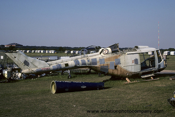 Westland Lynx test rig dumped at Middle Wallop (1990)