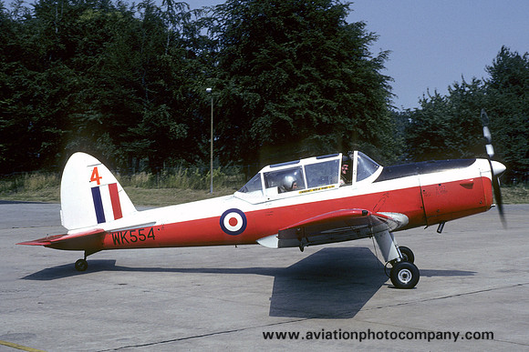 RAF 1 AEF DHC-1 Chipmunk T.10 WK554/4 (1990)