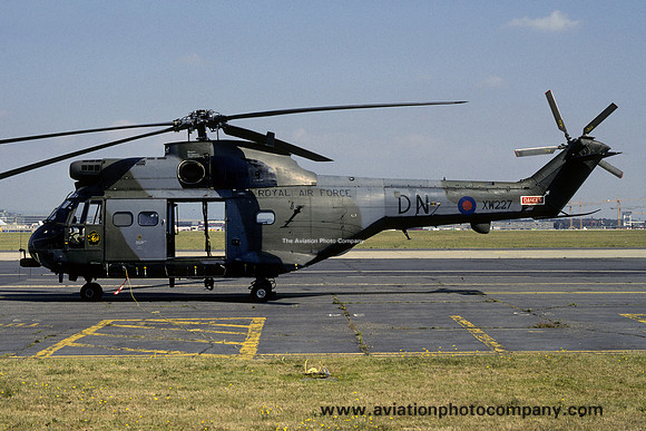 RAF 230 Squadron Westland Puma HC.1 XW227 at Rhein Main (1990)