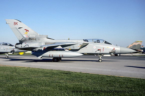 RAF 29 Squadron Panavia Tornado F.3 ZE342/BK (1990)