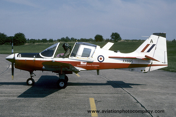 RAF Oxford UAS SAL Bulldog T.1 XX695/A (1990)