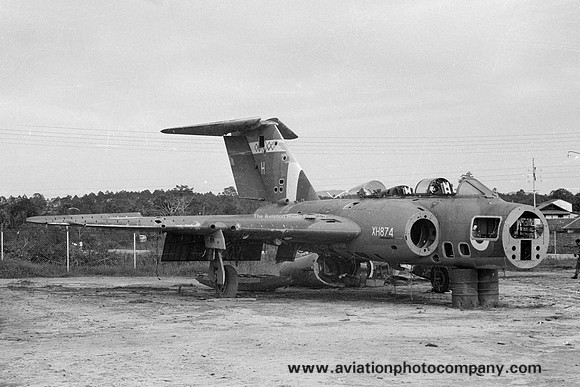 RAF Gloster Javelin FAW.9 XH874/H at Kuching (1965)
